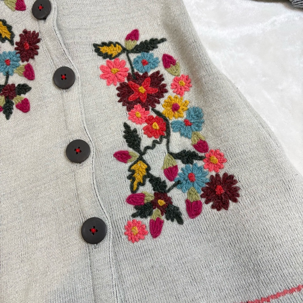 Mimi & Maggie Boutique Toddler Girl’s Embroidered Hooded Sweater 2T - Picture 2 of 7